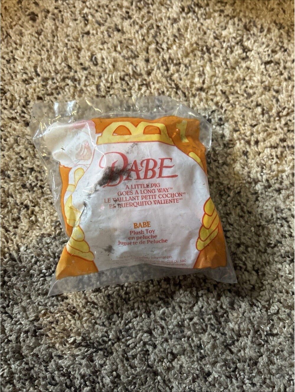 vintage 1995 mcdonalds BABE The Pig New I’m Plastic